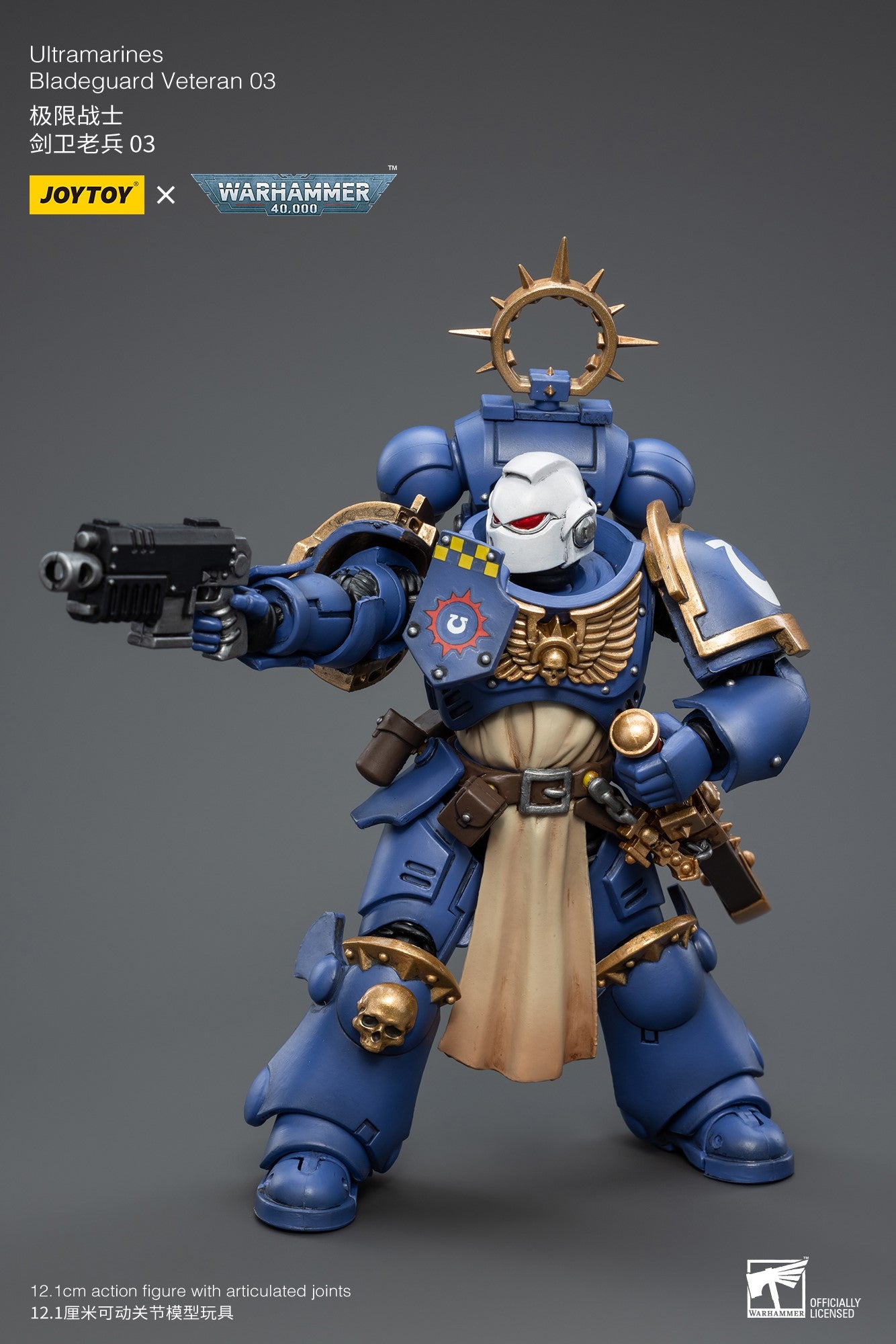 Warhammer 40k JoyToy Actionfigure - Ultramarines Bladeguard Veterans 03 figure for collectors, display and premium shelf presentation