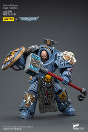 Warhammer 40k JoyToy Actionfigure - Space Wolves Arjac Rockfist figure for collectors, display and premium shelf presentation