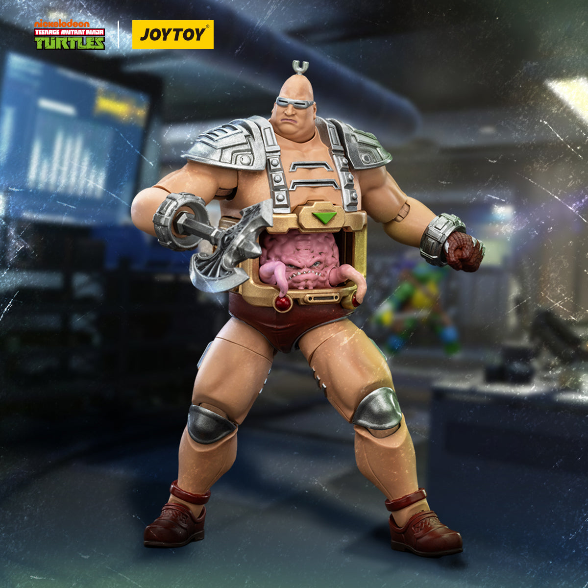 TMNT JoyToy Actionfigure - Krang figure for collectors, display and premium shelf presentation
