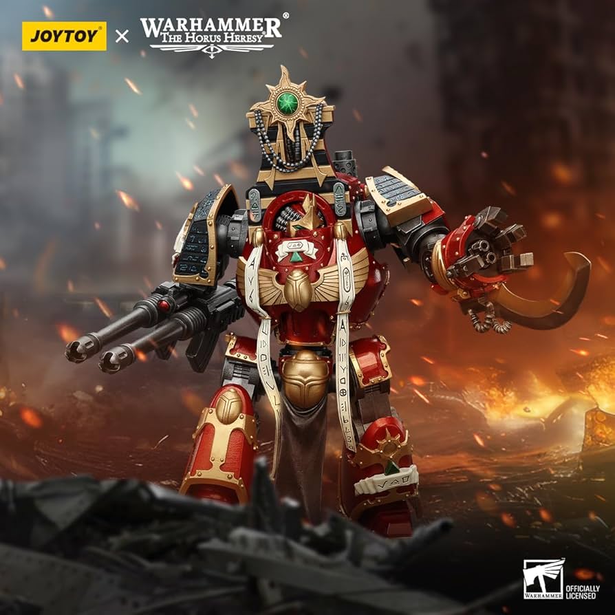 Warhammer 40k JoyToy Actionfigure - The Horus Heresy Thousand Sons Contemptor-Osiron Dreadnought with Gravis Force Blade and Gravis