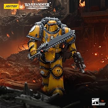 Warhammer 40k JoyToy Actionfigure - Imperial Fists Legion MKIII Despoiler Squad Legion Despoiler with Chainsword figure for collectors