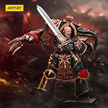 Warhammer 40k JoyToy Actionfigure - Sons of Horus Ezekyle Abaddon First Captain of the XVIth Legion figure for collectors, display and