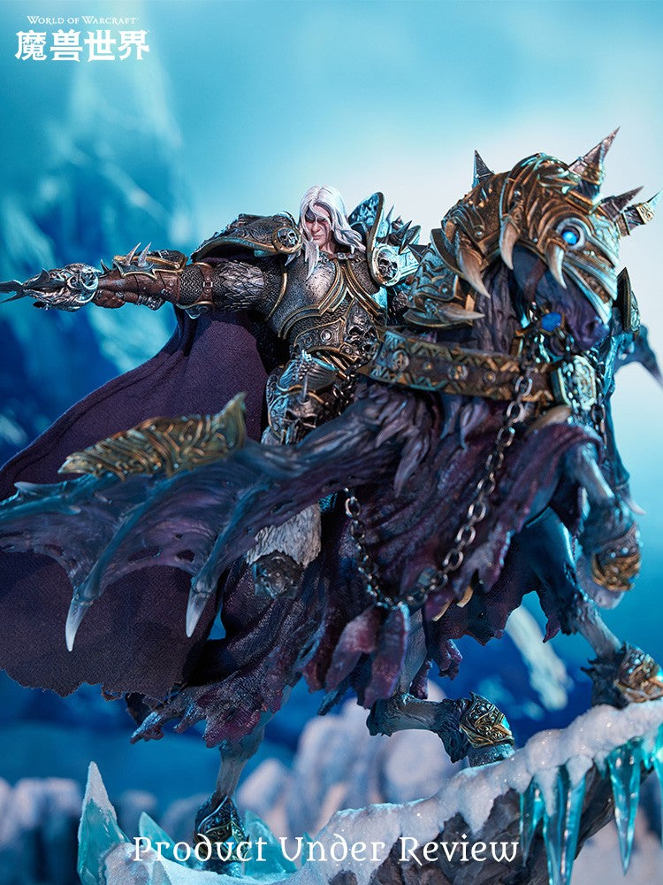 Lich King & Invincible Statue – World of Warcraft Arthas Menethil Death Knight