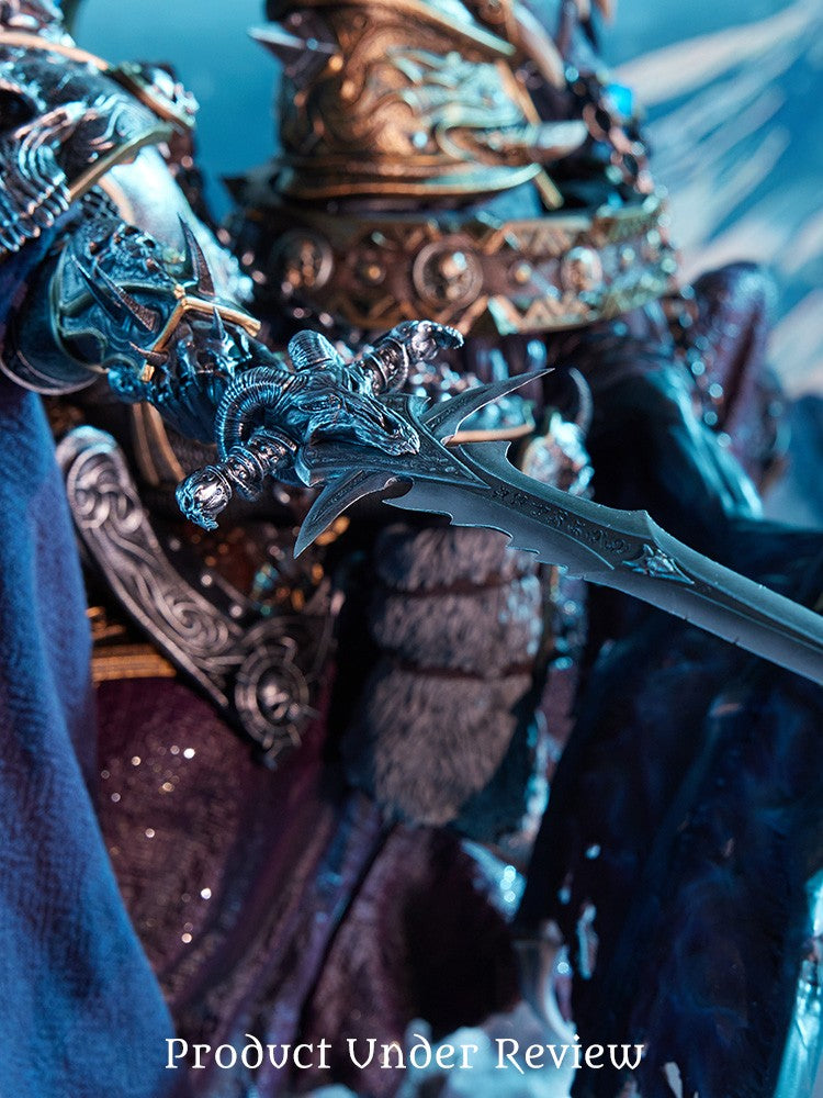 Lich King & Invincible Statue – World of Warcraft Arthas Menethil Death Knight