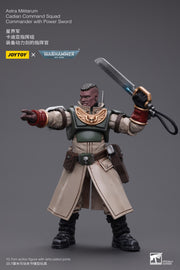 Warhammer 40k JoyToy Actionfigure - Astra Militarum Cadian Command Squad Commander with Power Sword figure for collectors, display and