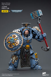 Warhammer 40k JoyToy Actionfigure - Space Wolves Arjac Rockfist figure for collectors, display and premium shelf presentation