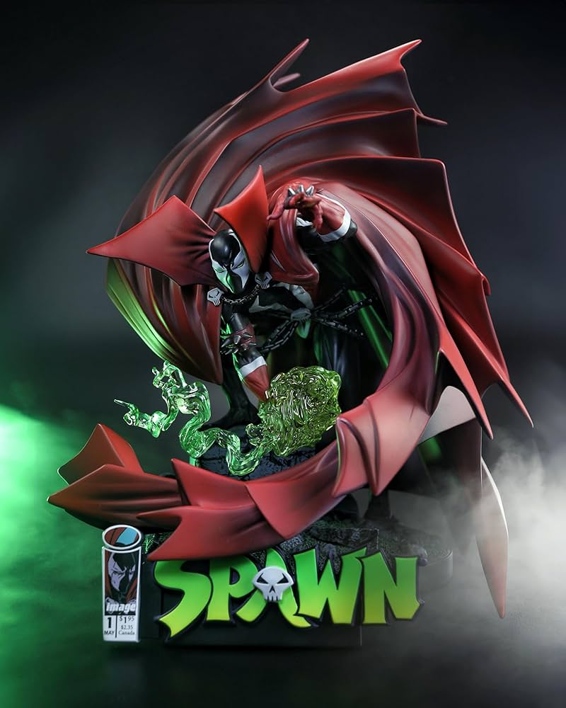 Spawn: Black White & Red All Over - 1:10 Scale Statue by Greg Capullo statue for collectors, display and premium shelf presentation