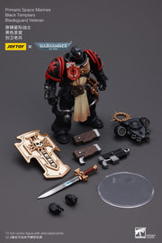 Warhammer 40k JoyToy Actionfigure - Black Templars Primaris Bladeguard Veteran figure for collectors, display and premium shelf presentation