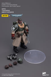 Warhammer 40k JoyToy Actionfigure - Astra Militarum Cadian Command Squad Commander with Power Sword figure for collectors, display and