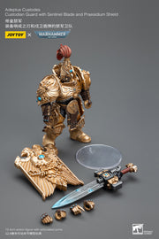 Warhammer 40k JoyToy Actionfigure - Adeptus Custodes Custodian Guard with Sentinel Blade and Praesidium Shield figure for collectors