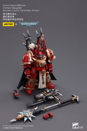 Warhammer 40k JoyToy Actionfigure - Chaos Space Marines Crimson Slaughter Sorcerer Lord in Terminator Armour figure for collectors, display