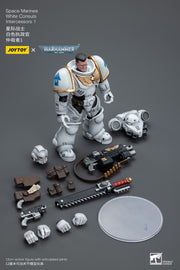 Warhammer 40k JoyToy Actionfigure - Space Marines White Consuls Intercessors 1 figure for collectors, display and premium shelf presentation