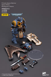Warhammer 40k JoyToy Actionfigure - Space Wolves Bladeguard Veteran Primaris figure for collectors, display and premium shelf presentation