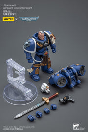 Warhammer 40k JoyToy Actionfigure - Ultramarines Vanguard Veteran Sergeant figure for collectors, display and premium shelf presentation