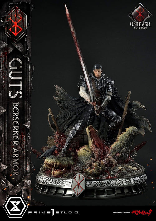 Berserk - Guts Berserker Armor Unleash Edition Deluxe Version 1:4 statue from Prime 1 Studio for collectors, display and premium shelf
