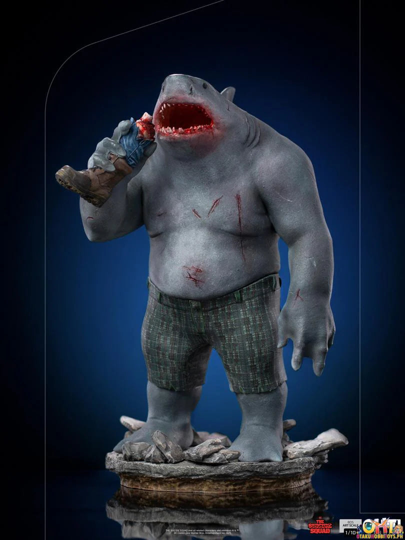 The Suicide Squad - King Shark Statue Art Scale 1/10 statue from Iron Studios for collectors, display and premium shelf presentation