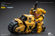 Warhammer 40k JoyToy Actionfigure - Imperial Fists Raider-Pattern Combat Bike figure for collectors, display and premium shelf presentation