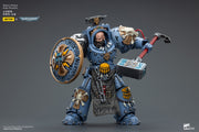 Warhammer 40k JoyToy Actionfigure - Space Wolves Arjac Rockfist figure for collectors, display and premium shelf presentation