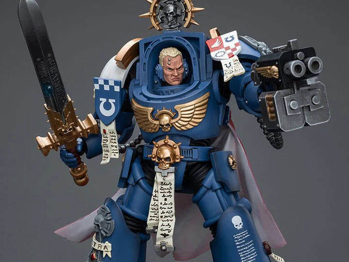 Warhammer 40k JoyToy Actionfigure - Ultramarines Terminator Captain Severus Agemman figure for collectors, display and premium shelf