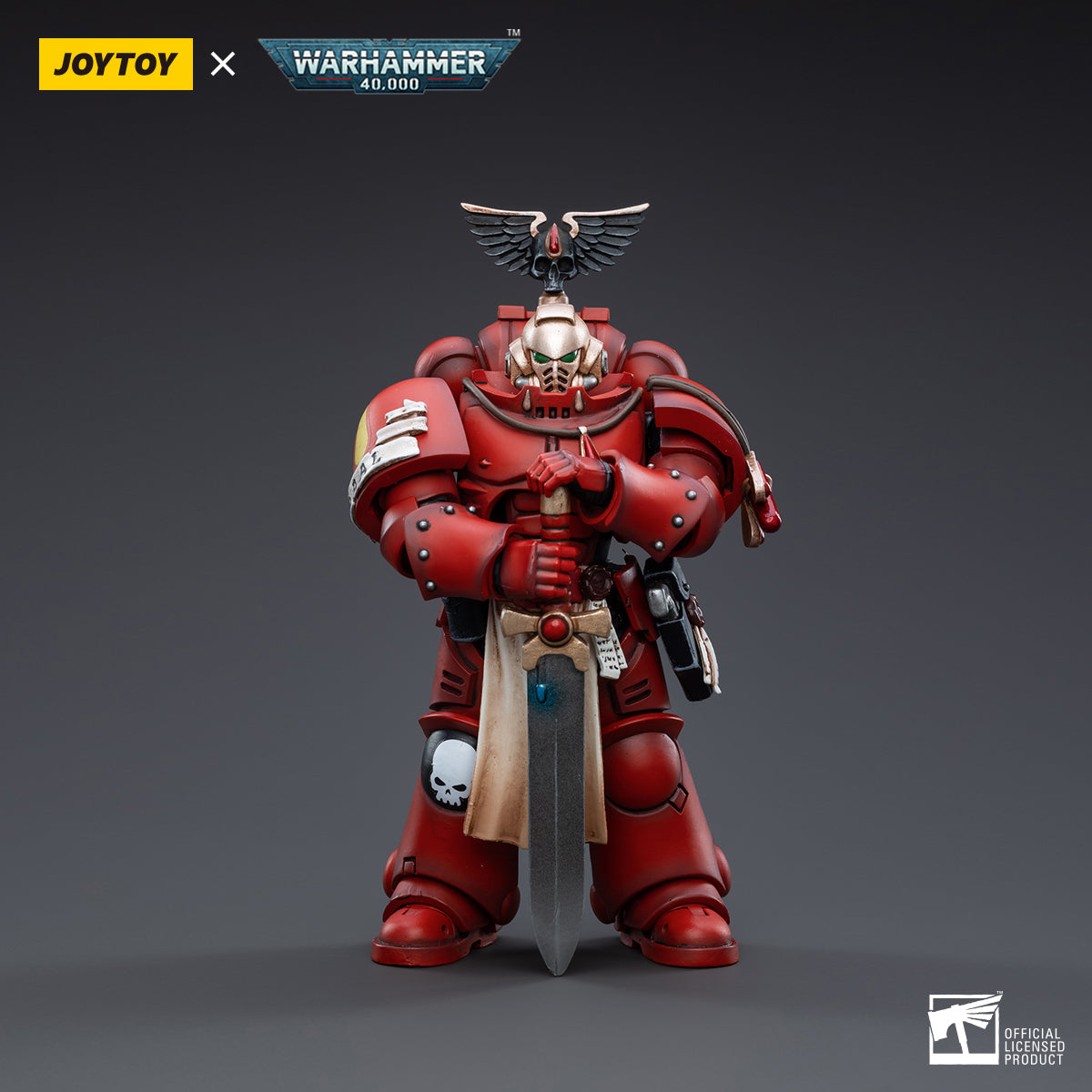 Warhammer 40k JoyToy Actionfigure - Blood Angels Veteran Vigna figure for collectors, display and premium shelf presentation