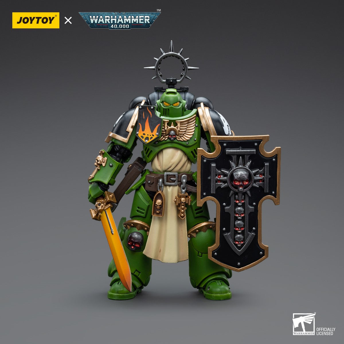 Warhammer 40k JoyToy Actionfigure - Salamanders Bladeguard Veteran figure for collectors, display and premium shelf presentation