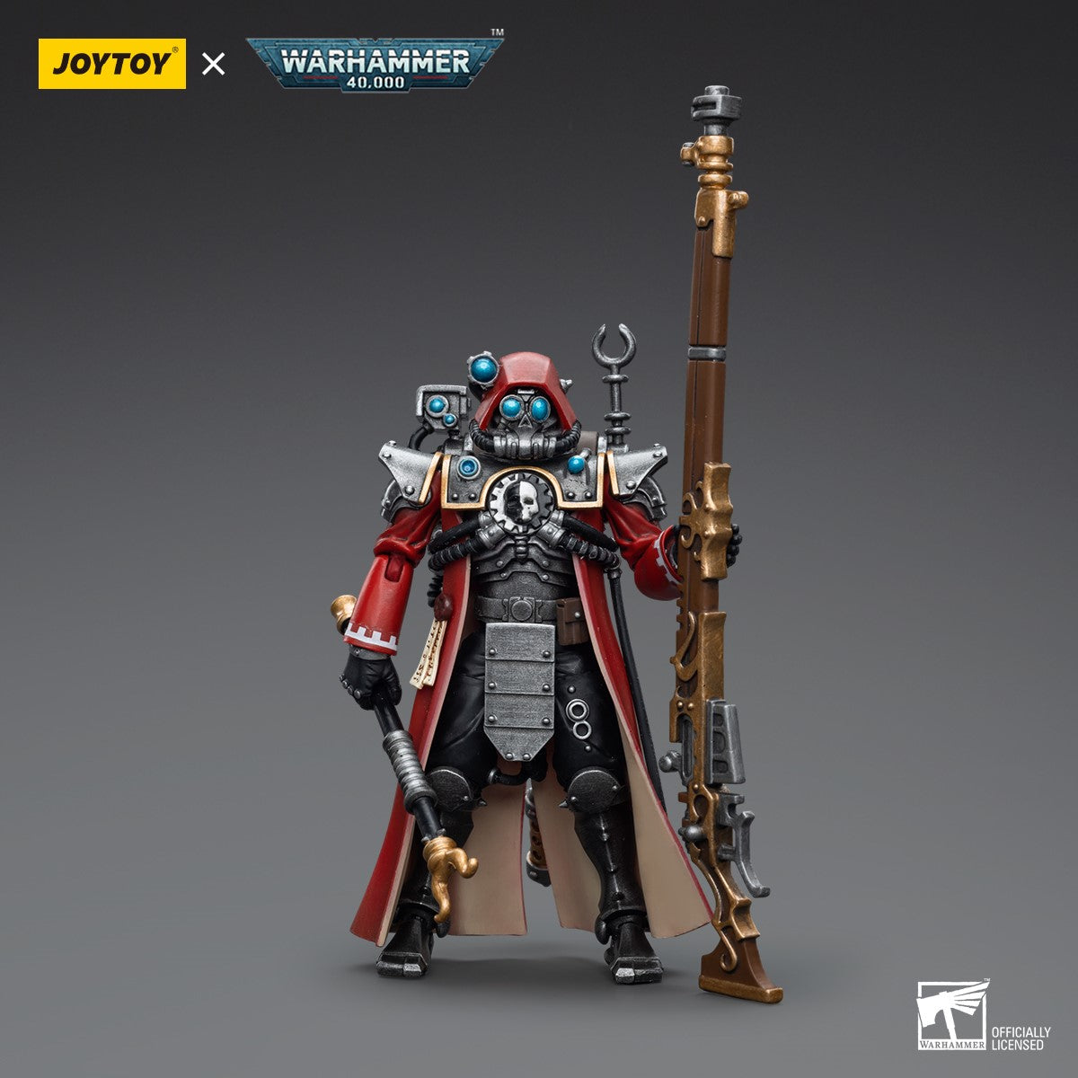 Warhammer 40k JoyToy Actionfigure - Adeptus Mechanicus Skitarrii Ranger with Transuranic Arquebus figure for collectors, display and
