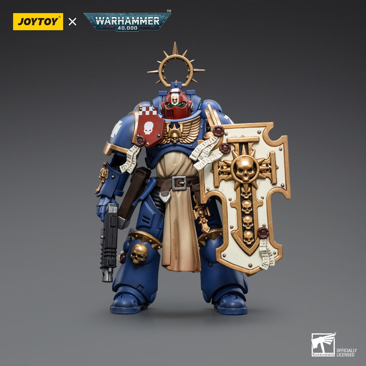 Warhammer 40k JoyToy Actionfigure - Ultramarines Bladeguard Veteran Brother Sergeant Proximo figure for collectors, display and premium