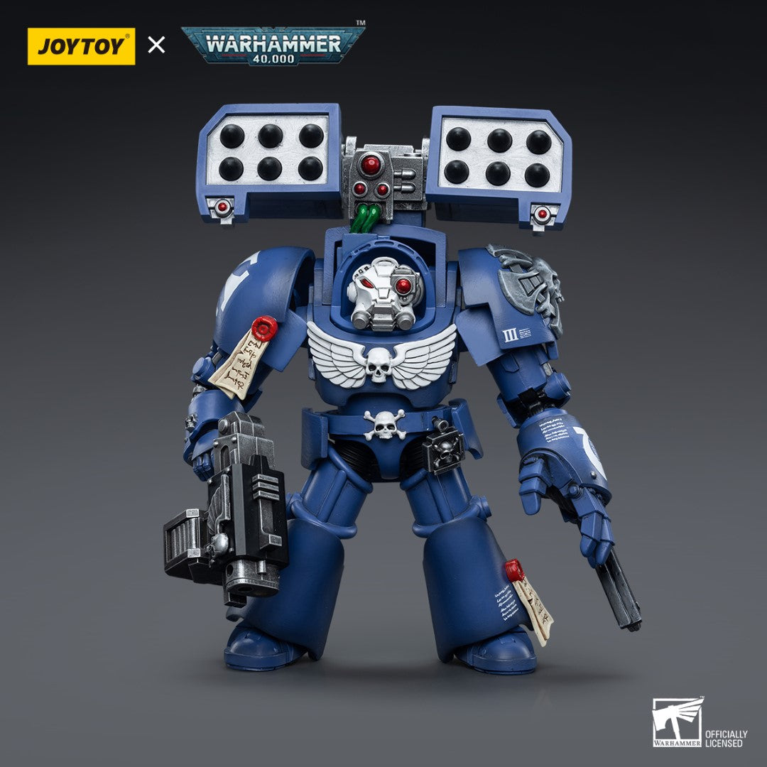 Warhammer 40k JoyToy Actionfigure - Ultramarines Terminators Brother Andrus figure for collectors, display and premium shelf presentation