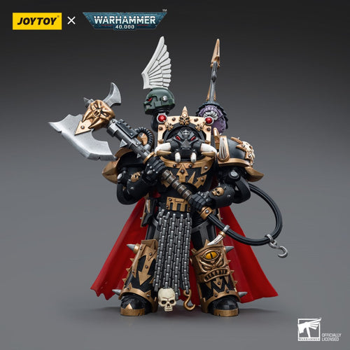 Warhammer 40k JoyToy Actionfigure - Black Legion Chaos Lord in Terminator Armor figure for collectors, display and premium shelf