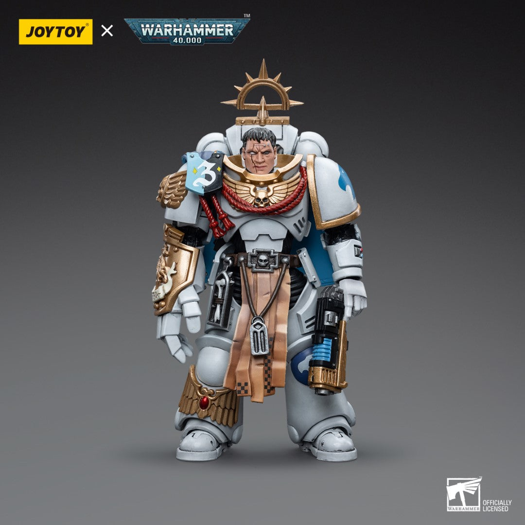 Warhammer 40k JoyToy Actionfigure - Space Marines White Consuls Captain Messinius figure for collectors, display and premium shelf