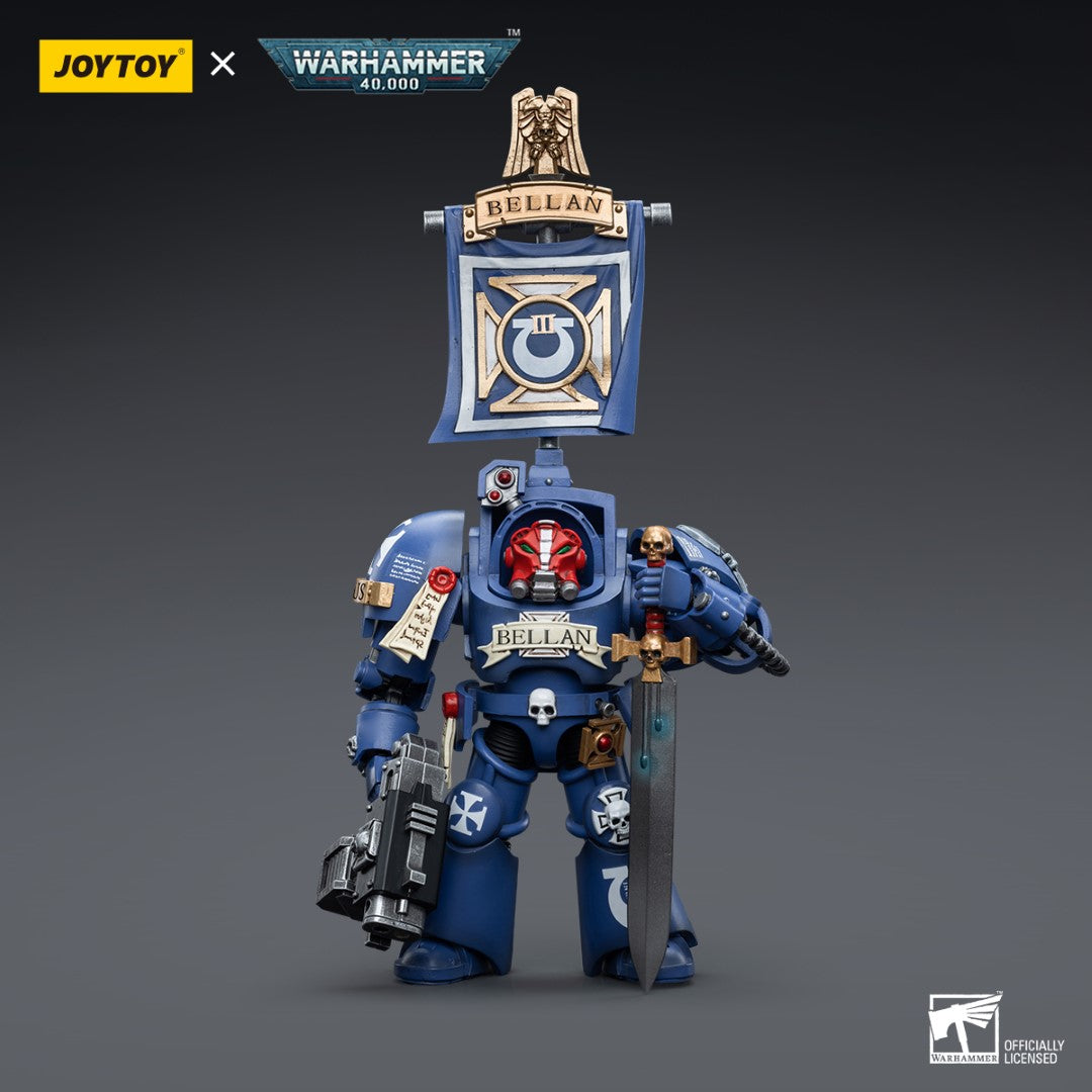 Warhammer 40k JoyToy Actionfigure - Ultramarines Terminators Sergeant Bellan figure for collectors, display and premium shelf presentation