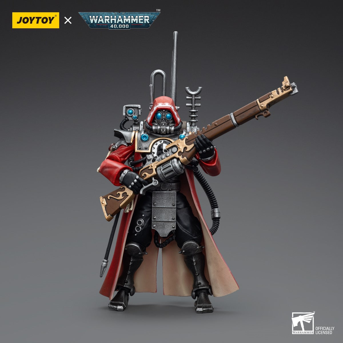 Warhammer 40k JoyToy Actionfigure - Adeptus Mechanicus Skitarrii Ranger with Data-Tether figure for collectors, display and premium shelf