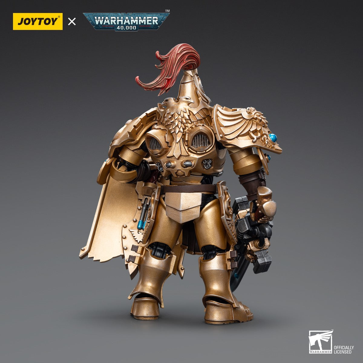 Warhammer 40k JoyToy Actionfigure - Adeptus Custodes Custodian Guard with Sentinel Blade and Praesidium Shield figure for collectors