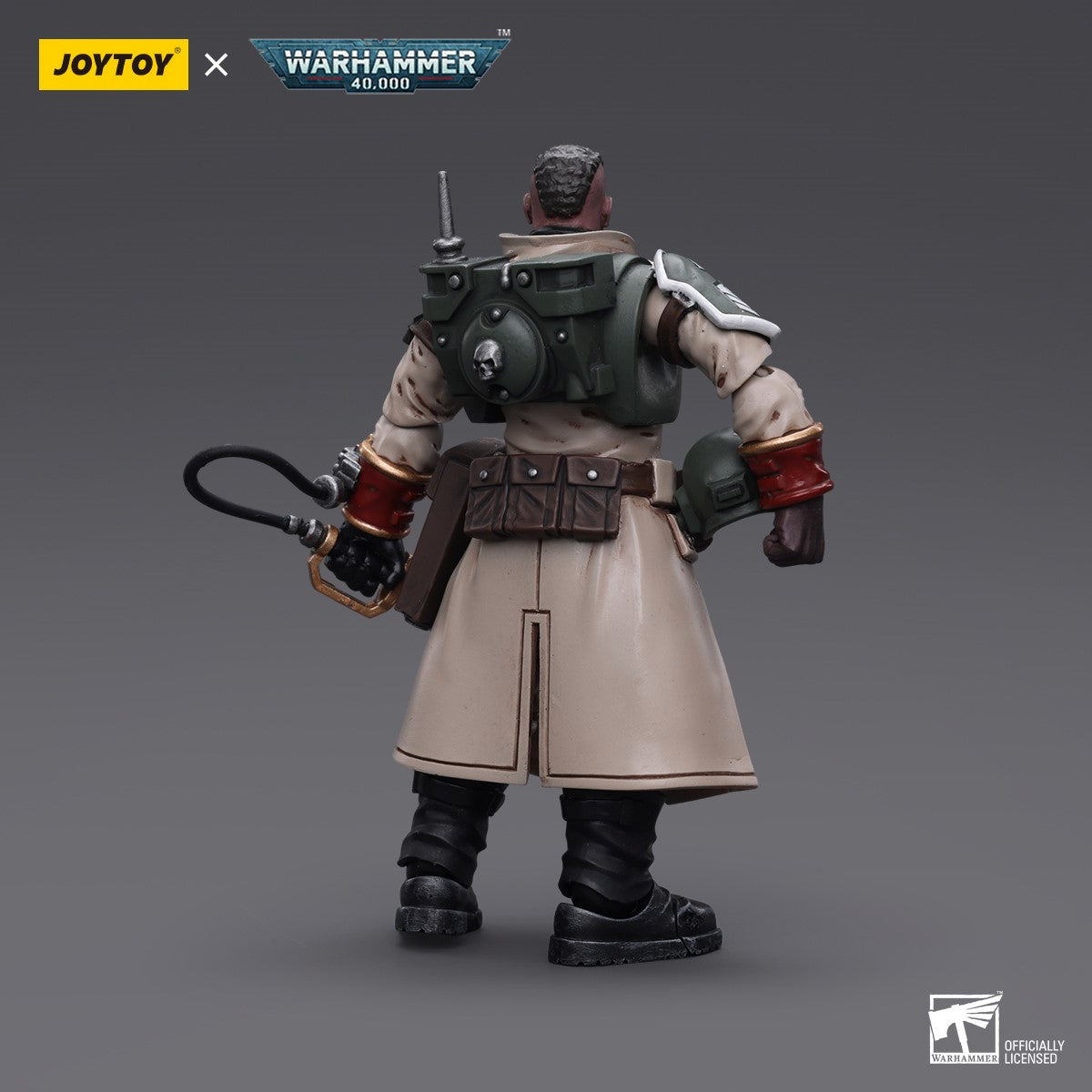 Warhammer 40k JoyToy Actionfigure - Astra Militarum Cadian Command Squad Commander with Power Sword figure for collectors, display and