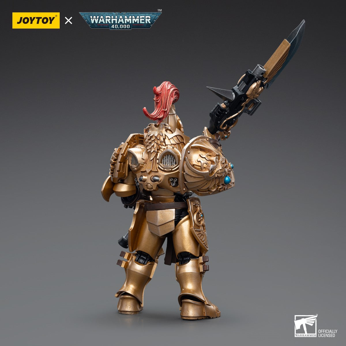 Warhammer 40k JoyToy Actionfigure - Adeptus Custodes Custodian Guard with Guardian Spear figure for collectors, display and premium shelf