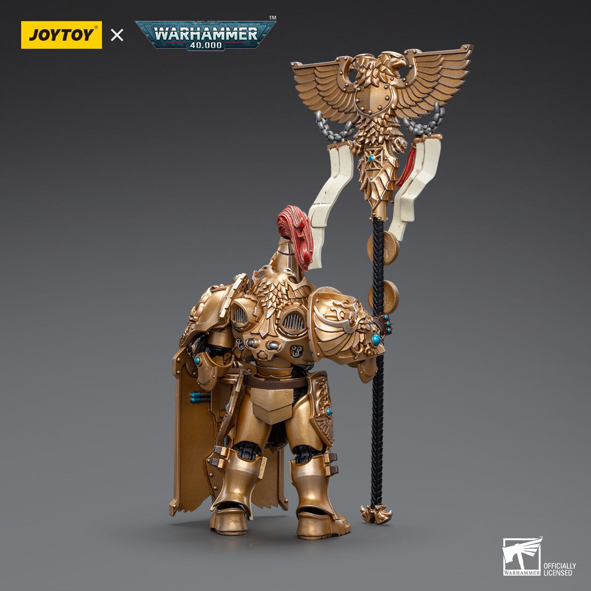 Warhammer 40k JoyToy Actionfigure - Adeptus Custodes Vexilus Praetor figure for collectors, display and premium shelf presentation