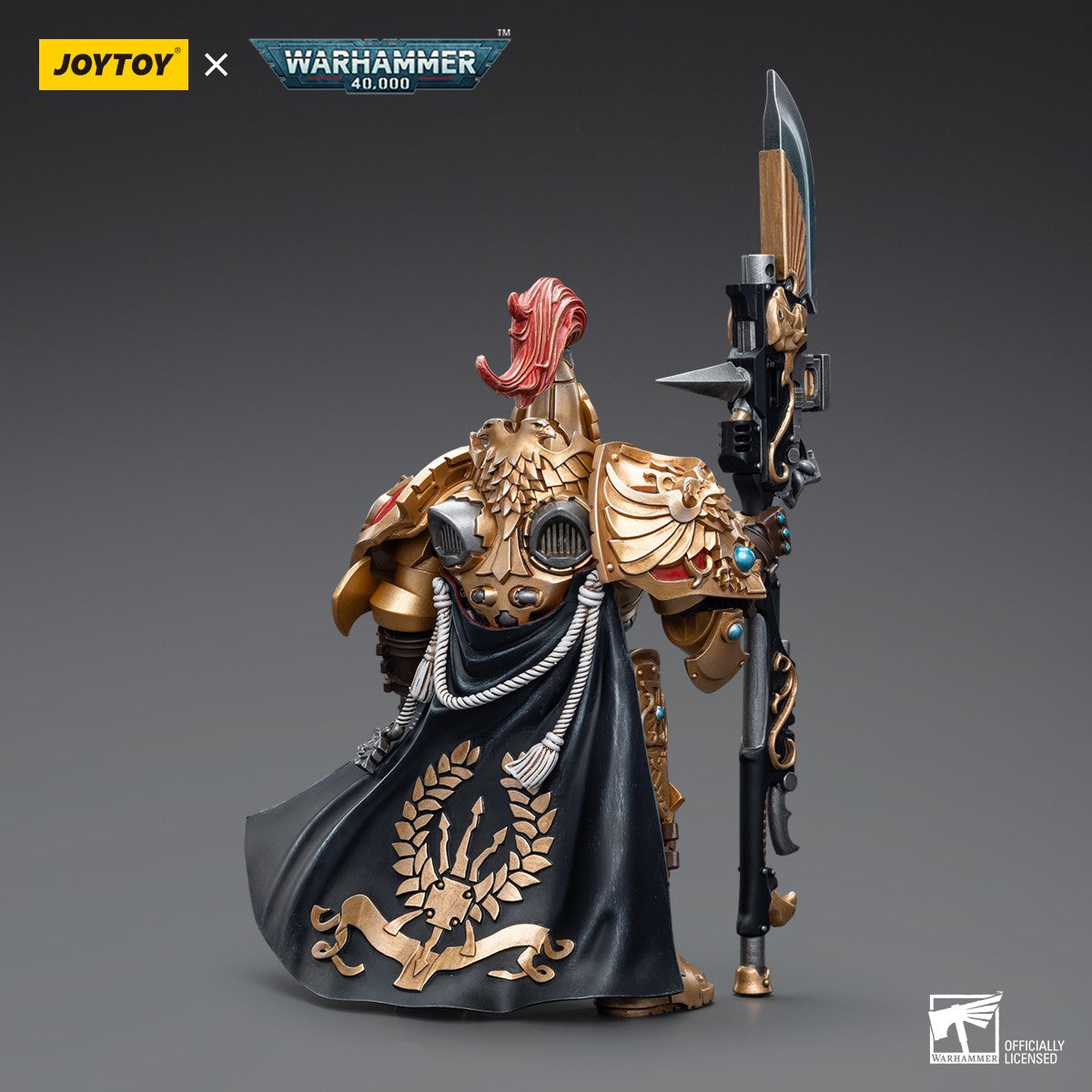 Warhammer 40k JoyToy Actionfigure - Adeptus Custodes Shield Captain with Guardian Spear figure for collectors, display and premium shelf