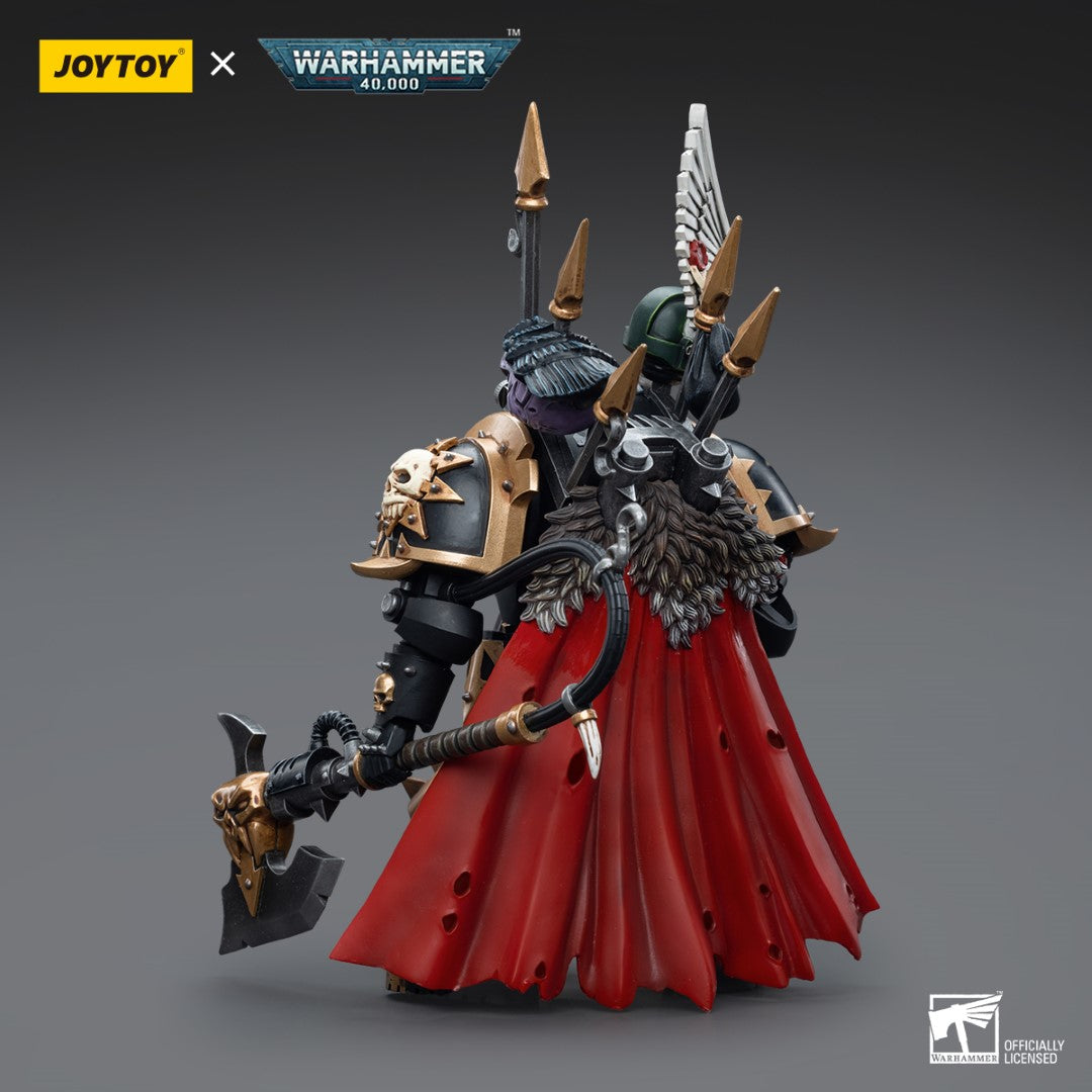 Warhammer 40k JoyToy Actionfigure - Black Legion Chaos Lord in Terminator Armor figure for collectors, display and premium shelf