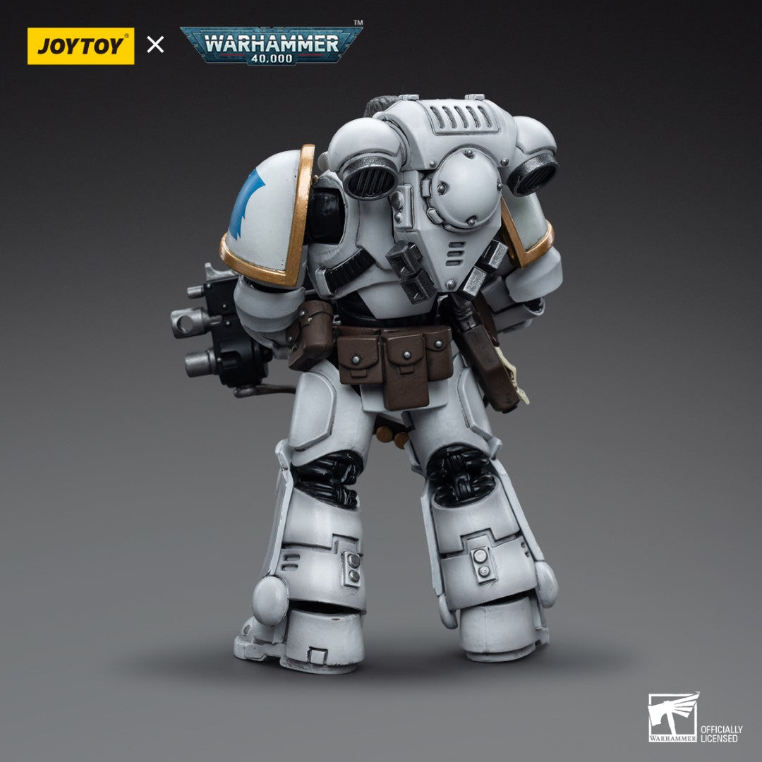 Warhammer 40k JoyToy Actionfigure - Space Marines White Consuls Intercessors 1 figure for collectors, display and premium shelf presentation