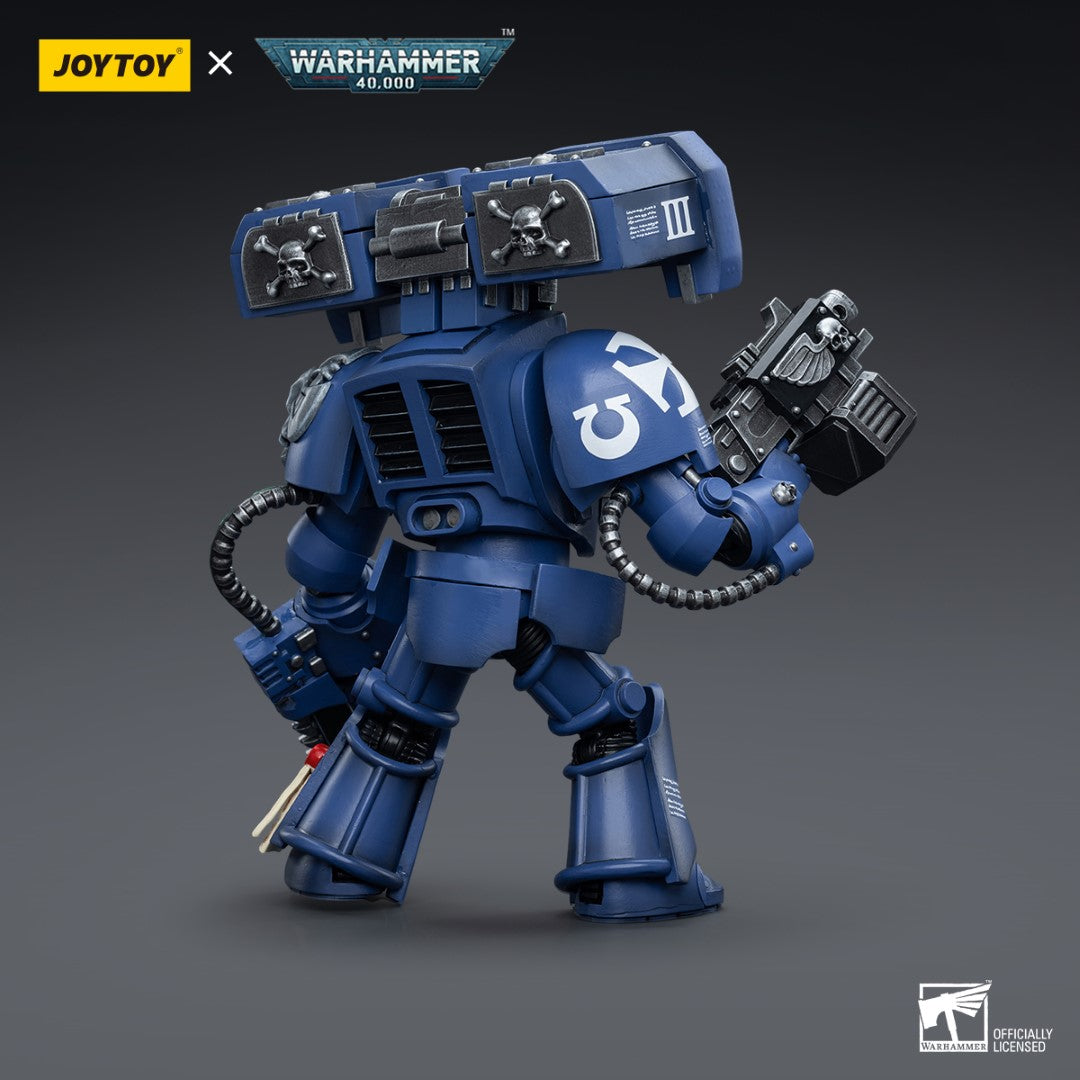 Warhammer 40k JoyToy Actionfigure - Ultramarines Terminators Brother Andrus figure for collectors, display and premium shelf presentation