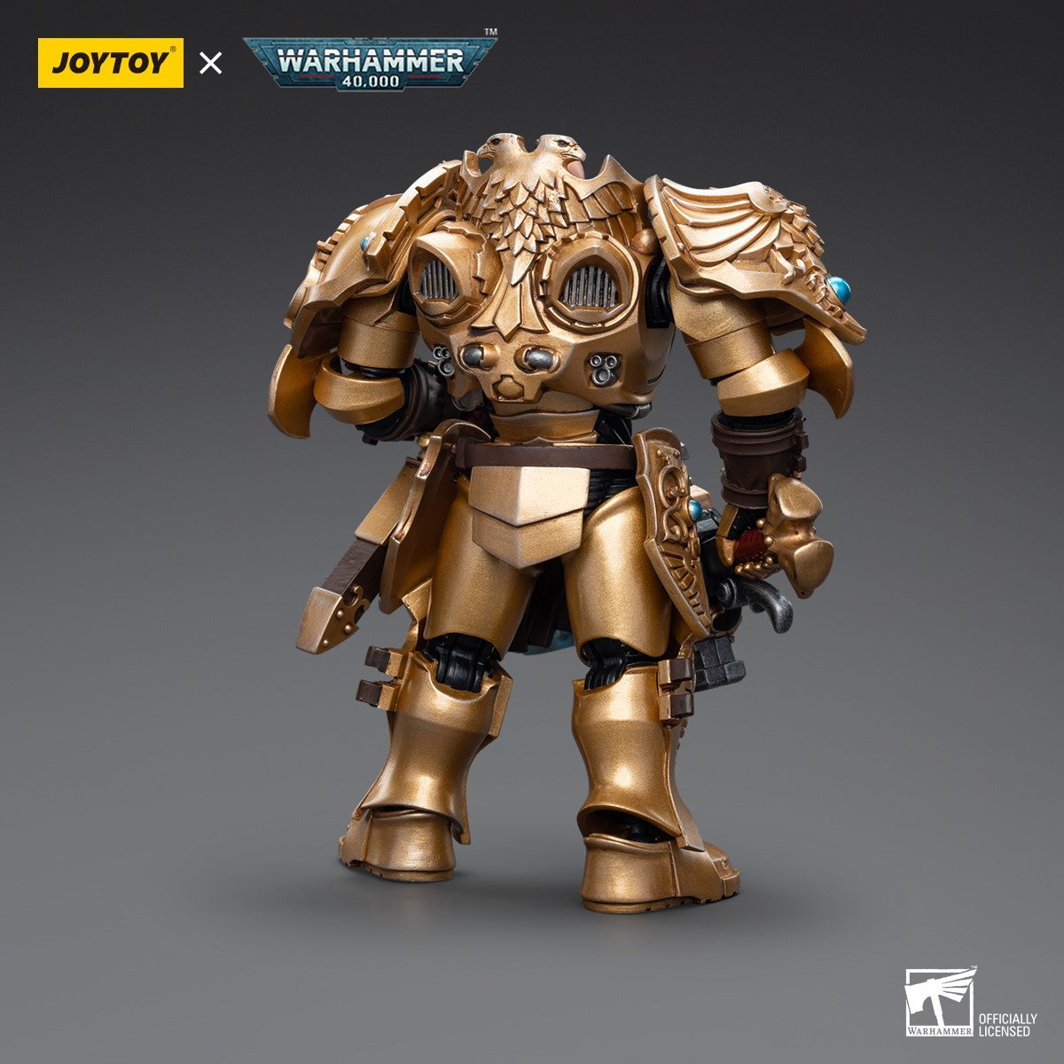 Warhammer 40k JoyToy Actionfigure - Adeptus Custodes Custodian Guard with Sentinel Blade figure for collectors, display and premium shelf