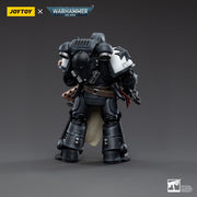 Warhammer 40k JoyToy Actionfigure - Black Templars Primaris Initiate Brother Raemont figure for collectors, display and premium shelf