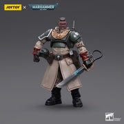 Warhammer 40k JoyToy Actionfigure - Astra Militarum Cadian Command Squad Commander with Power Sword figure for collectors, display and
