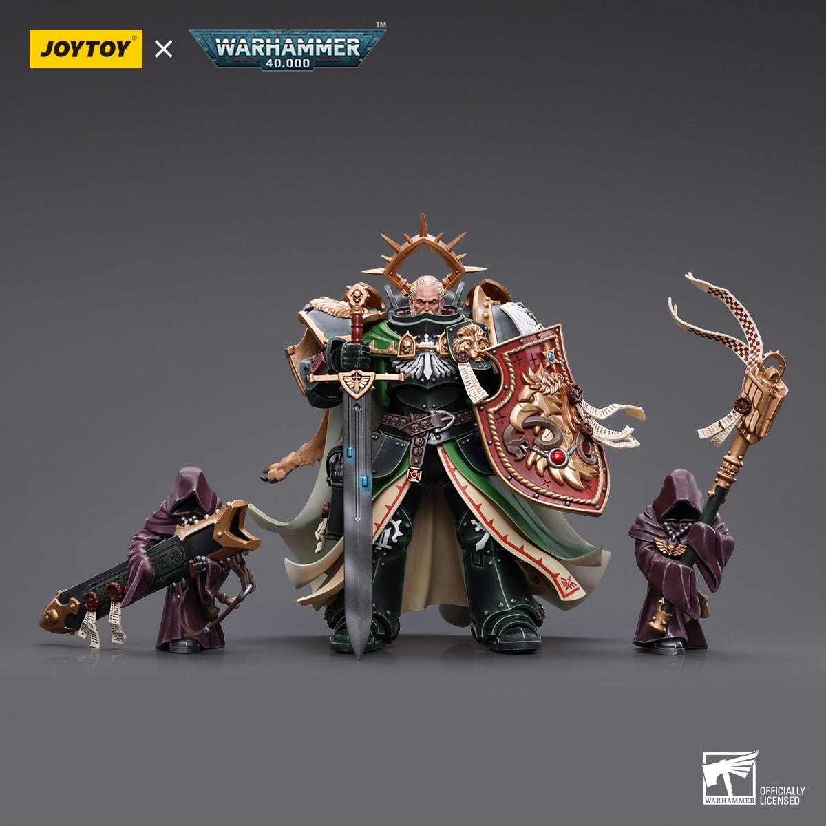 Warhammer 40k JoyToy Actionfigure - Dark Angels Primarch Lion El' Jonson figure for collectors, display and premium shelf presentation