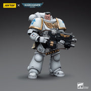 Warhammer 40k JoyToy Actionfigure - Space Marines White Consuls Intercessors 1 figure for collectors, display and premium shelf presentation