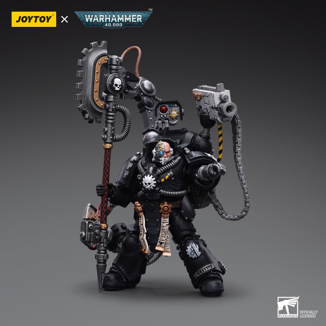 Warhammer 40k JoyToy Actionfigure - Iron Hands Iron Father Feirros figure for collectors, display and premium shelf presentation