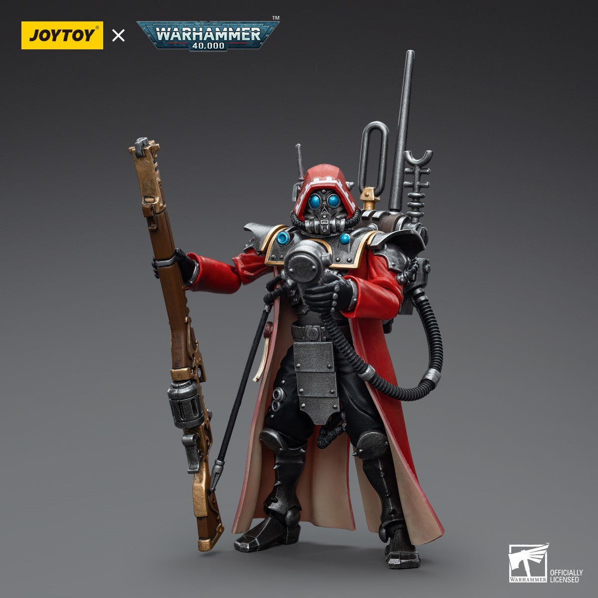 Warhammer 40k JoyToy Actionfigure - Adeptus Mechanicus Skitarrii Ranger with Data-Tether figure for collectors, display and premium shelf