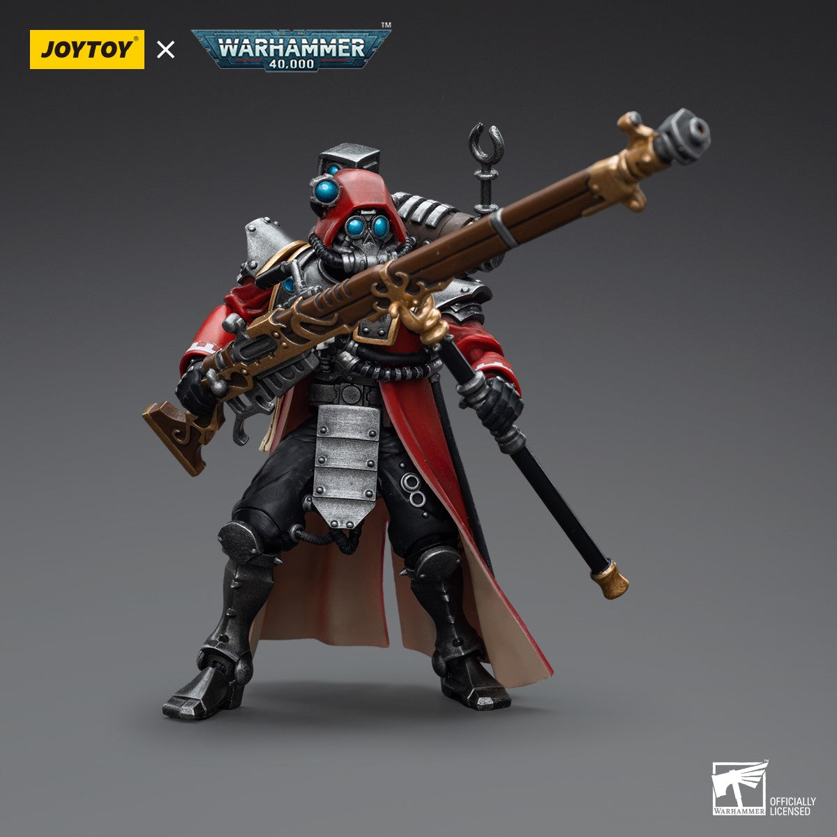 Warhammer 40k JoyToy Actionfigure - Adeptus Mechanicus Skitarrii Ranger with Transuranic Arquebus figure for collectors, display and