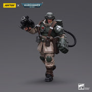 Warhammer 40k JoyToy Actionfigure - Astra Militarum Cadian Command Squad Veteran Sergeant with Power Fist figure for collectors, display