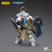 Warhammer 40k JoyToy Actionfigure - White Consuls Bladeguard Veteran figure for collectors, display and premium shelf presentation